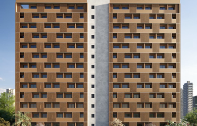 Imagem: O apartamento possui 1 Dormitório, 1 Suíte, 1 Banheiro, 43m²