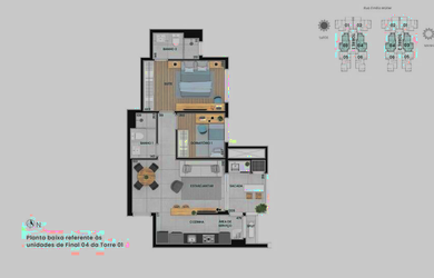 Imagem 5: JLEM 55 Apto YVY-LINDOIA - JLEM 55 Apto YVY-LINDOIA