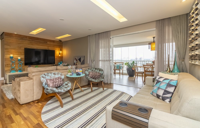 Imagem: O apartamento possui 3 Dormitórios, 3 Suítes, 5 Banheiros