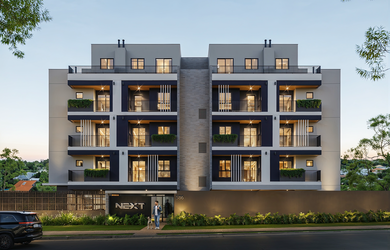 Imagem: O apartamento possui 2 Dormitórios, 1 Suíte, 2 Banheiros