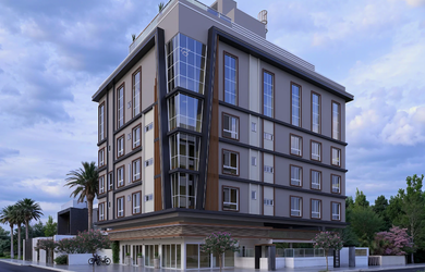 Imagem: O studio possui 1 Dormitório, 1 Banheiro, 32m² de Área e