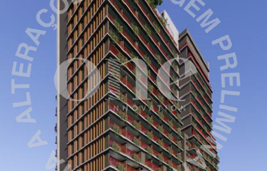 Imagem: O apartamento possui 1 Dormitório, 1 Banheiro, 37m² de Área