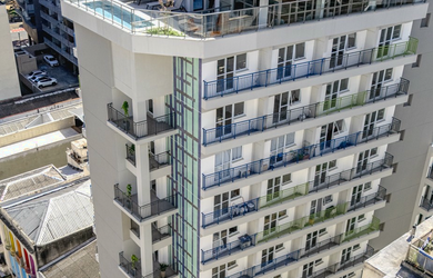 Imagem: O studio possui 1 Dormitório, 1 Banheiro, 20m² de Área Privada