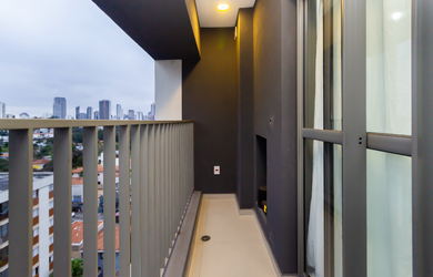 Imagem: O apartamento possui 1 Dormitório, 1 Banheiro e 26m² de Área