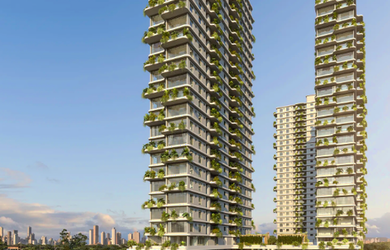 Imagem: O apartamento possui 2 Dormitórios, 2 Suítes, 3 Banheiros