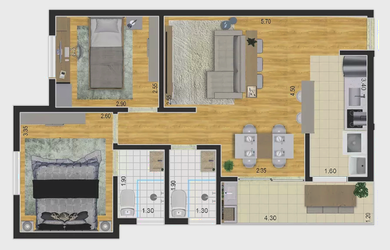 Imagem 8: APARTAMENTO RESIDENCIAL em Santo André - SP, Vila Metalúrgica