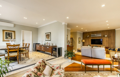 Imagem: O apartamento possui 4 Dormitórios, 3 Suítes, 5 Banheiros