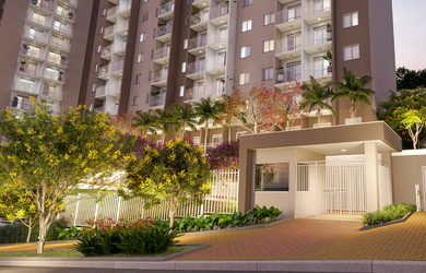 Imagem: O apartamento possui 2 Dormitórios, 1 Banheiro e 34m² de Área