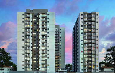 Imagem: O apartamento possui 2 Dormitórios, 1 Banheiro, Imóvel novo