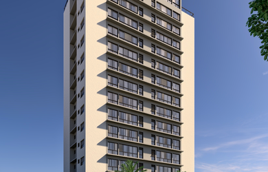 Imagem: O apartamento na cobertura possui 3 Dormitórios, 2 Suítes