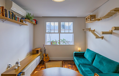 Imagem: O apartamento possui 2 Dormitórios, 2 Banheiros, 1 Vaga na