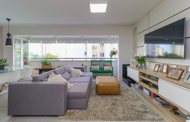 Imagem: O apartamento possui 3 Dormitórios, 1 Suíte, 4 Banheiros