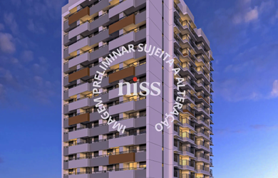 Imagem: O apartamento possui 1 Dormitório, 1 Banheiro, 27m² de Área