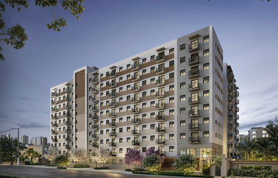 Imagem: O apartamento possui 2 Dormitórios, 1 Banheiro e 35m² de Área