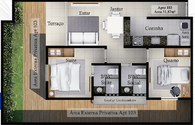 Imagem 13: APARTAMENTO RESIDENCIAL em João Pessoa - PB, Altiplano Cabo Branco