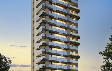 Imagem: O apartamento na cobertura possui 3 Dormitórios, 3 Suítes