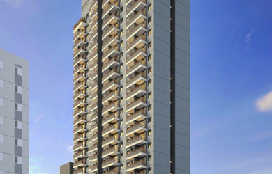 Imagem: O apartamento possui 1 Dormitório, 1 Banheiro e 24m² de Área