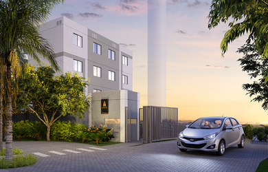 Imagem: O apartamento possui 2 Dormitórios, 1 Banheiro, 41m² de Área