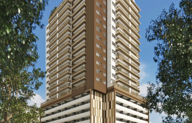 Imagem: O apartamento possui 2 Dormitórios, 1 Suíte, 2 Banheiros