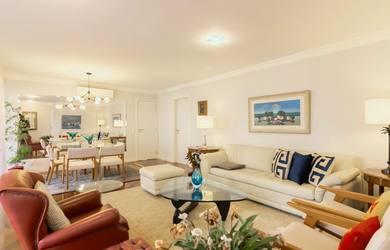 Imagem: O apartamento possui 4 Dormitórios, 2 Suítes, 4 Banheiros