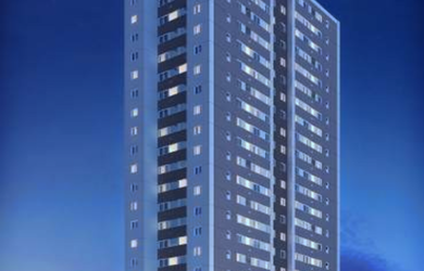 Imagem: O apartamento possui 2 Dormitórios, 1 Banheiro, 1 Vaga na garagem