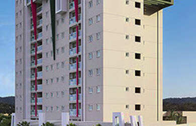 Imagem: O apartamento possui 2 Dormitórios, 1 Banheiro, 1 Vaga na garagem