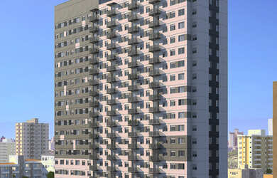 Imagem: O apartamento possui 2 Dormitórios e 1 Banheiro e está localizado