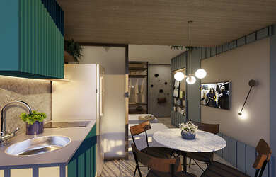 Imagem 3: Studio à venda em São Paulo, Perdizes, com 1 quarto, 17,46m²