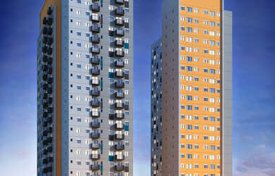 Imagem: O apartamento possui 2 Dormitórios, 1 Suíte, 1 Banheiro, 34m²