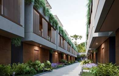 Imagem: A casa em condomínio possui 4 Dormitórios, 3 Suítes, 6 Banheiros