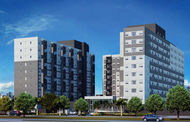 Imagem: O apartamento possui 2 Dormitórios, 1 Suíte, 1 Banheiro e