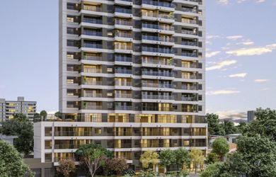 Imagem: O apartamento possui 2 Dormitórios, 2 Suítes, 3 Banheiros