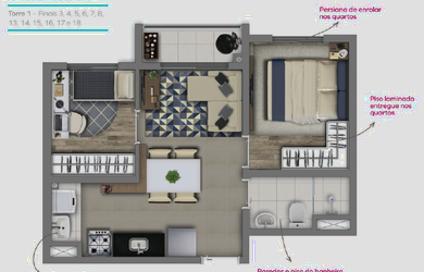 Imagem 15: Apartamento Padrão, 2 dormitórios na Rua João Pereira