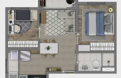 Imagem 11: Apartamento Padrão, 2 dormitórios na Rua Siqueira Bueno