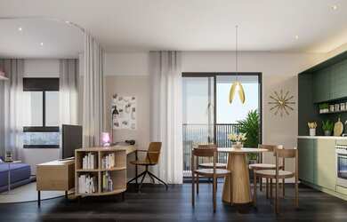 Imagem 2: Apartamento à venda em São Paulo, Santo Amaro, com 2 quartos, 45,88m²