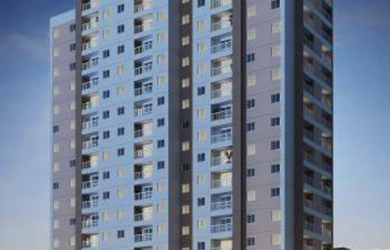 Imagem: O apartamento possui 2 Dormitórios, 1 Banheiro, 1 Vaga na garagem