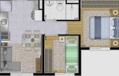 Imagem 15: Apartamento Padrão, 2 dormitórios na Rua Federação Paulista De Futebol