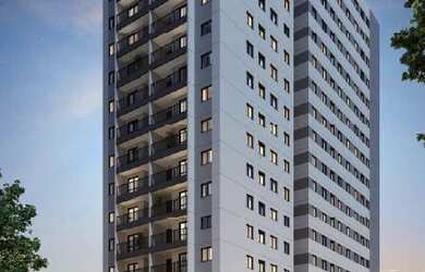 Imagem: O apartamento possui 2 Dormitórios, 1 Banheiro, 1 Vaga na garagem