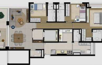 Imagem 14: Vista Caconde, 3 dormitórios na Rua Caconde