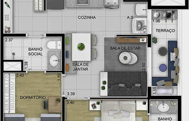 Imagem 14: APARTAMENTO RESIDENCIAL em Osasco - SP, Bela Vista