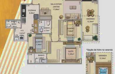 Imagem 7: Apartamento à venda no bairro Recreio dos Bandeirantes - Rio de Janeiro/RJ