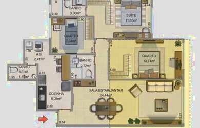 Imagem 10: Apartamento à venda no bairro Recreio dos Bandeirantes - Rio de Janeiro/RJ