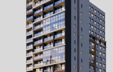 Imagem: Apartamento à venda em Curitiba, Centro, com 1 quarto, 31,28m²