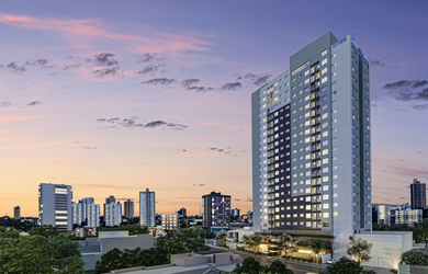 Imagem: O apartamento possui 2 Dormitórios, 1 Suíte, 2 Banheiros