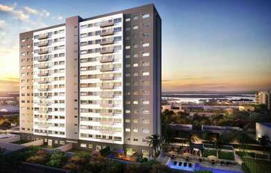 Imagem: O apartamento possui 2 Dormitórios, 1 Suíte, 2 Banheiros