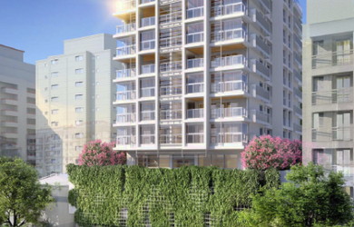 Imagem: A sala comercial possui 1 Banheiro, 1 Vaga na garagem e 80m²