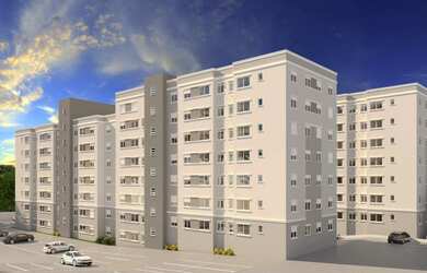 Imagem: O apartamento possui 2 Dormitórios, 1 Banheiro e 1 Vaga na