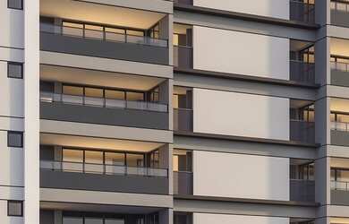 Imagem: O apartamento possui 3 Dormitórios, 3 Suítes, 4 Banheiros