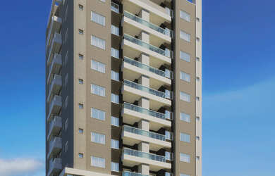 Imagem: O apartamento possui 2 Dormitórios, 1 Suíte, 2 Banheiros