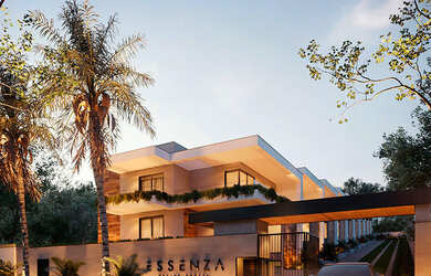 Imagem: A casa em condomínio possui 4 Dormitórios, 3 Suítes, 4 Banheiros